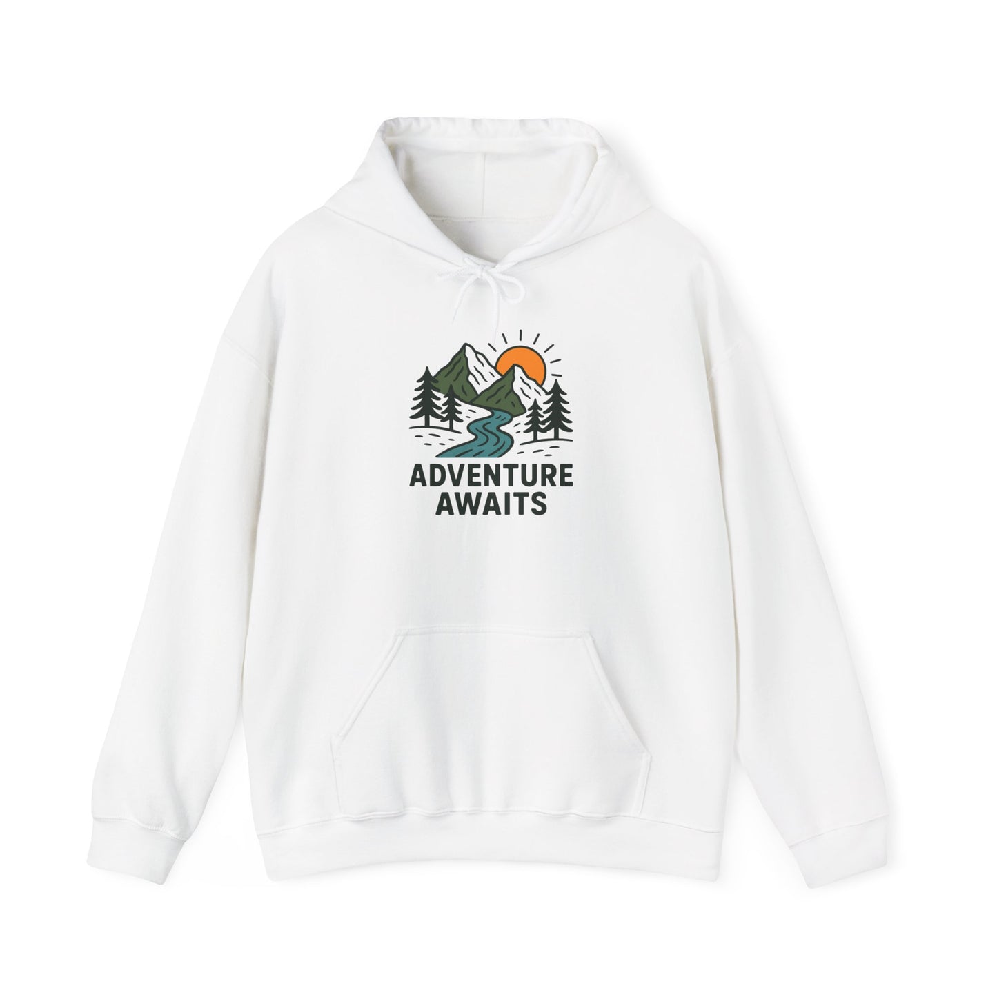 Serene Peaks Graphic Hoodie
