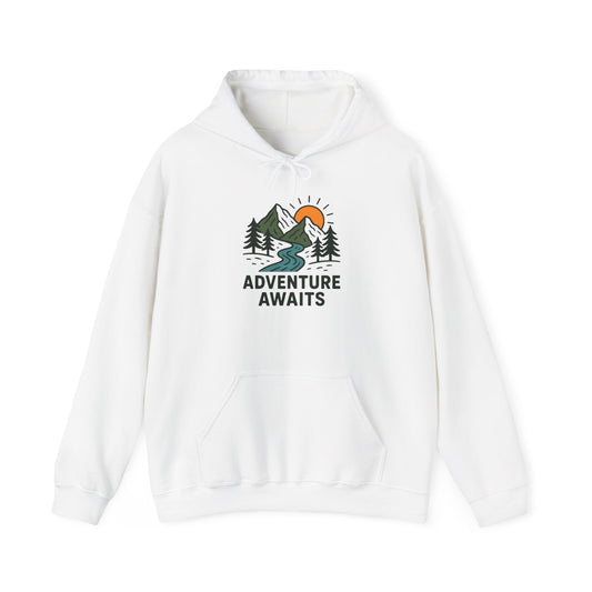 Serene Peaks Graphic Hoodie