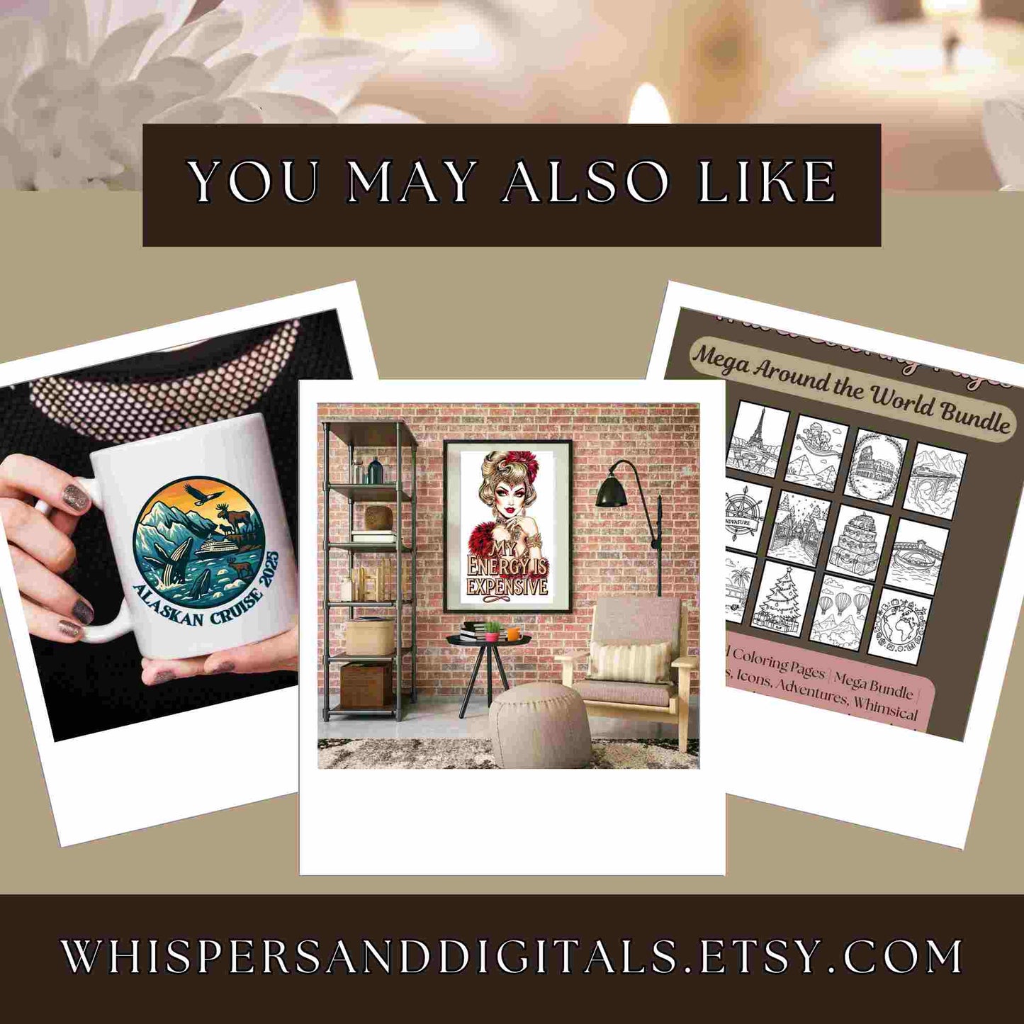 Christmas Bear Mug Clipart Bundle – 5 PNGs