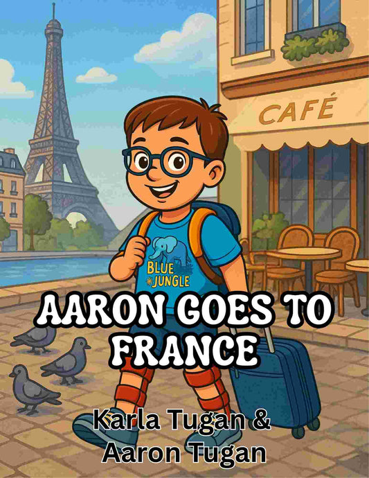 Aaron Goes to France Coloring Paperback