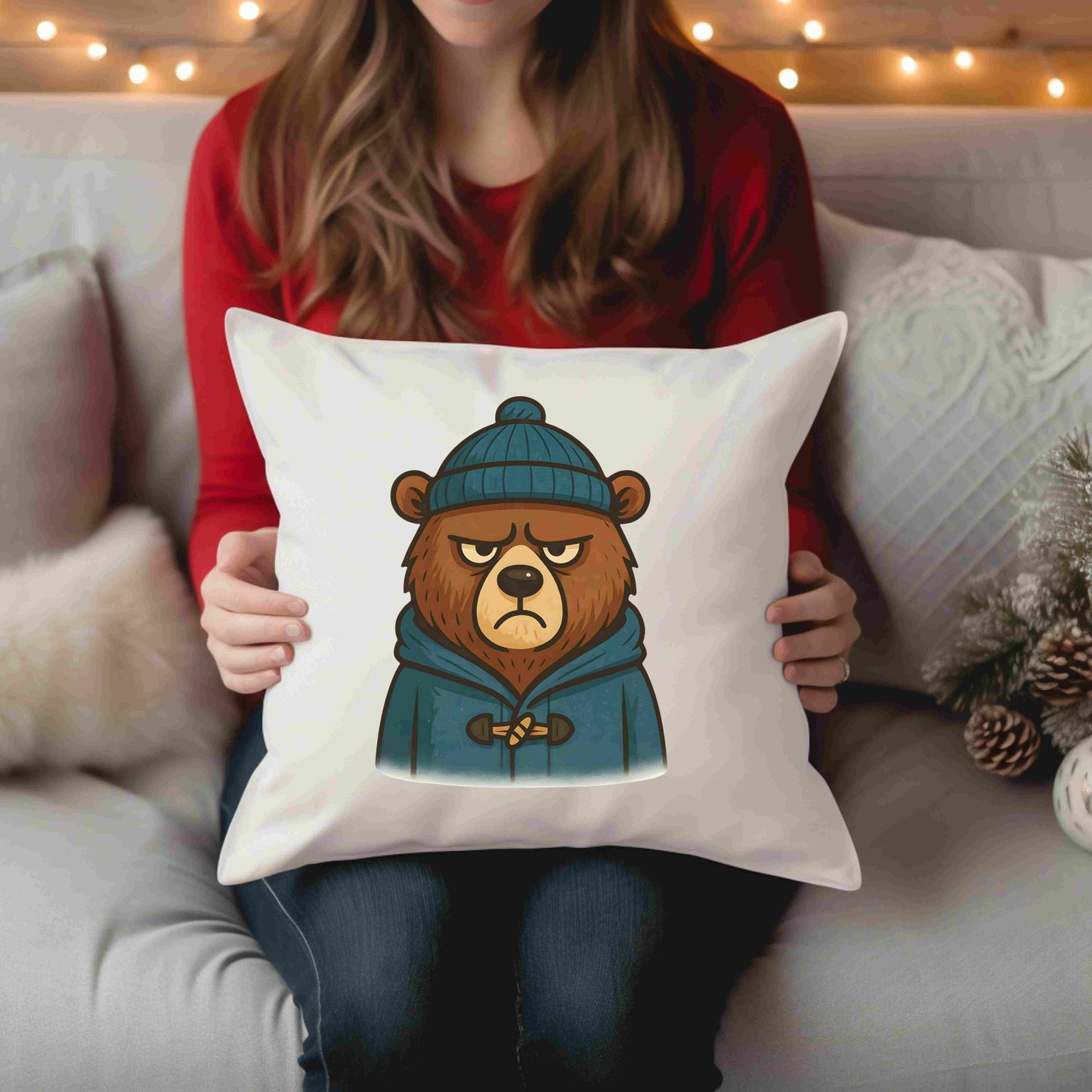 Grumpy Bear PNG Bundle – 5 Cute Winter Bear Clipart Files | Digital Download for Sublimation, T-Shirts, Mugs, Stickers, and More
