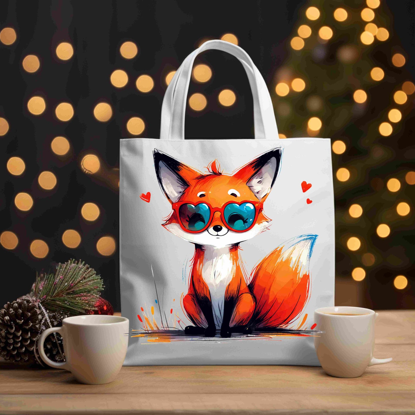 Fox PNG Bundle – 4 Adorable Fox Clipart Images (Digital Download)