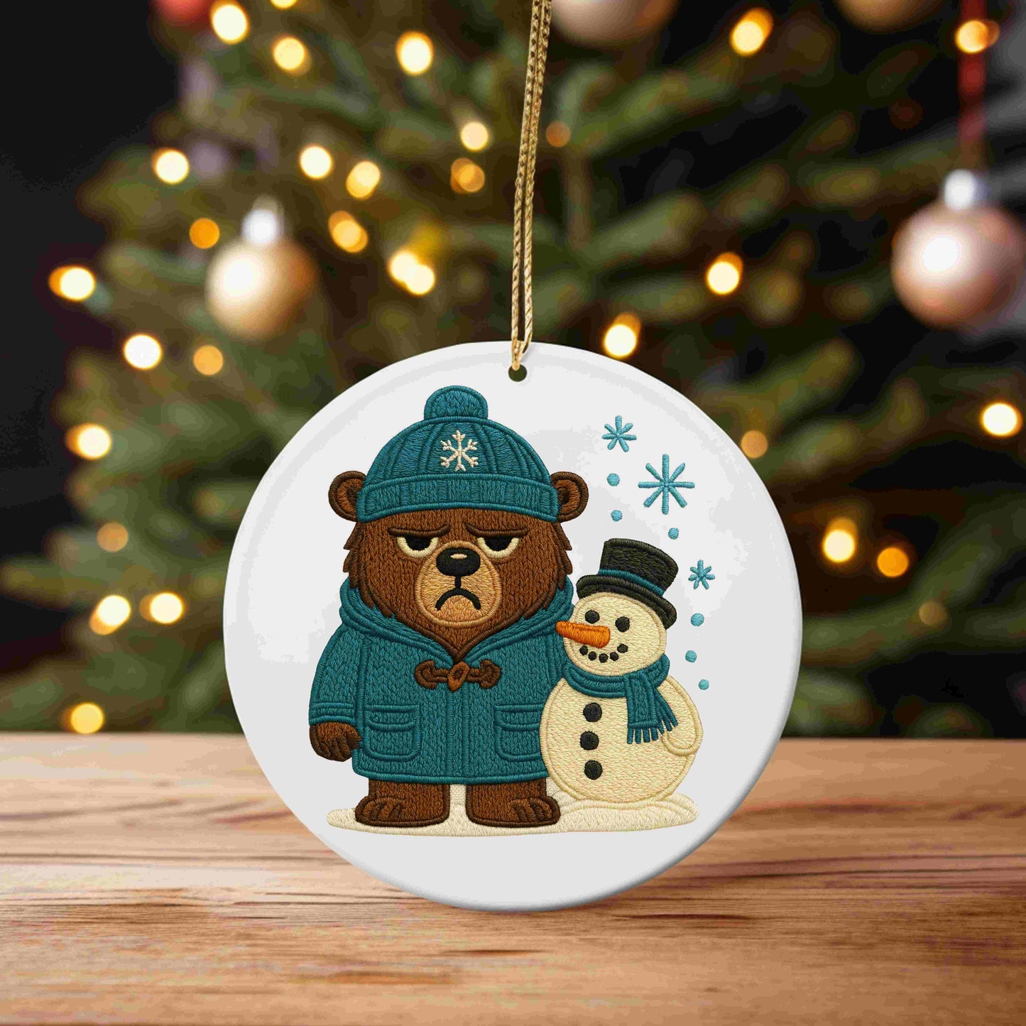 Grumpy Bear PNG Bundle – 5 Cute Winter Bear Clipart Files | Digital Download for Sublimation, T-Shirts, Mugs, Stickers, and More
