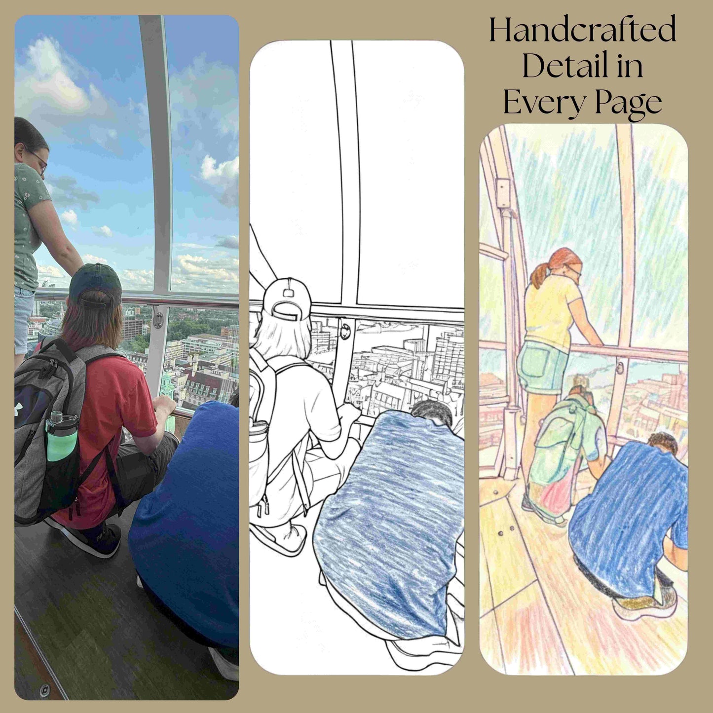 Custom Coloring Pages from Your Photos (Digital Download)